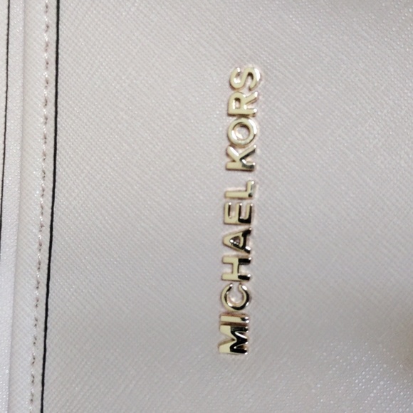 Michael Kors Jet Set Travel Top Zip Soft Pink Large Leather Tote Bag NWT - Picture 8 of 9